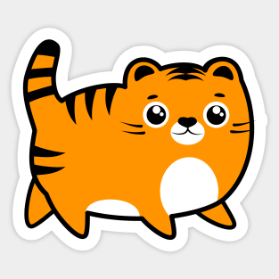 Cute tiger Sticker